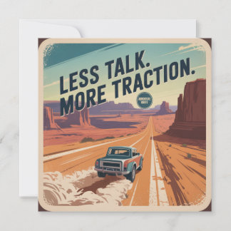 Less Talk. More Traction Einladung