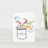 L'essence du Merci prospère et de la carte de voeu