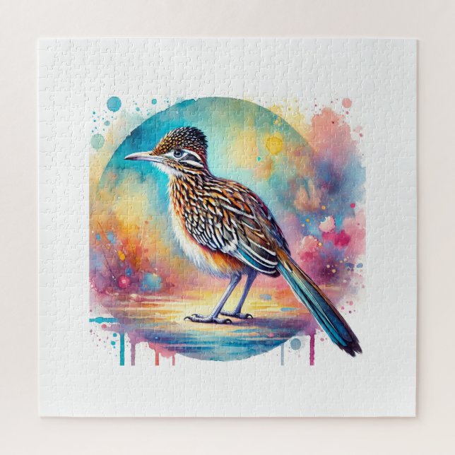 Lesser Roadrunner 030924AREF147 - Watercolor (Vertikal)