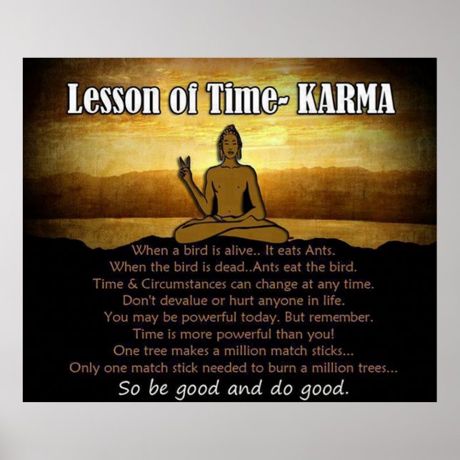 Lesson of Time ~ KARMA Poster (Vorne)