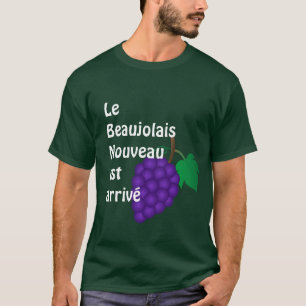 L'est de Nouveau Beaujolais de T-shirt de vin