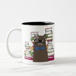 Lest den Hund im Zimmer Zweifarbige Tasse
