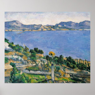 L'Estaque, Ansicht der Bucht von Marseille Poster