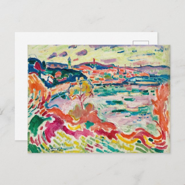 L'Estaque | Georges Braque | Postkarte (Vorne/Hinten)