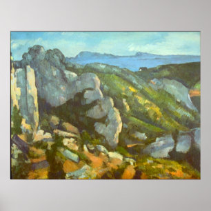 L'Estaque von Paul Cezanne Poster