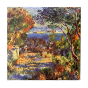 L'Estaque von Pierre Renoir, Vintage Impressionism Fliese