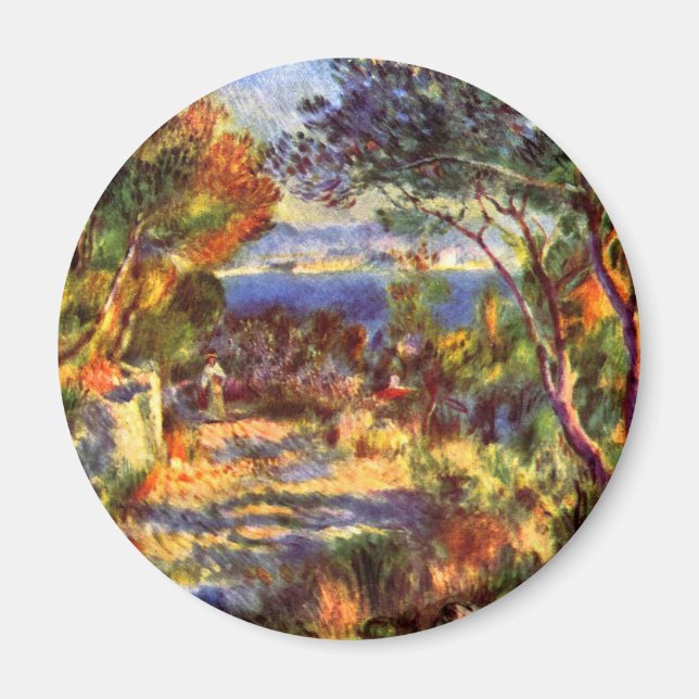 L'Estaque von Pierre Renoir, Vintager Impressionis Magnet (Vorne)