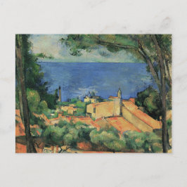 L'Estaque with Red Roofs - Paul Cezanne - c1883 Postkarte