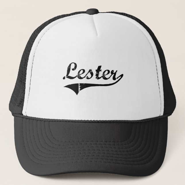 Lester klassischer Art-Name Truckerkappe (Vorderseite)