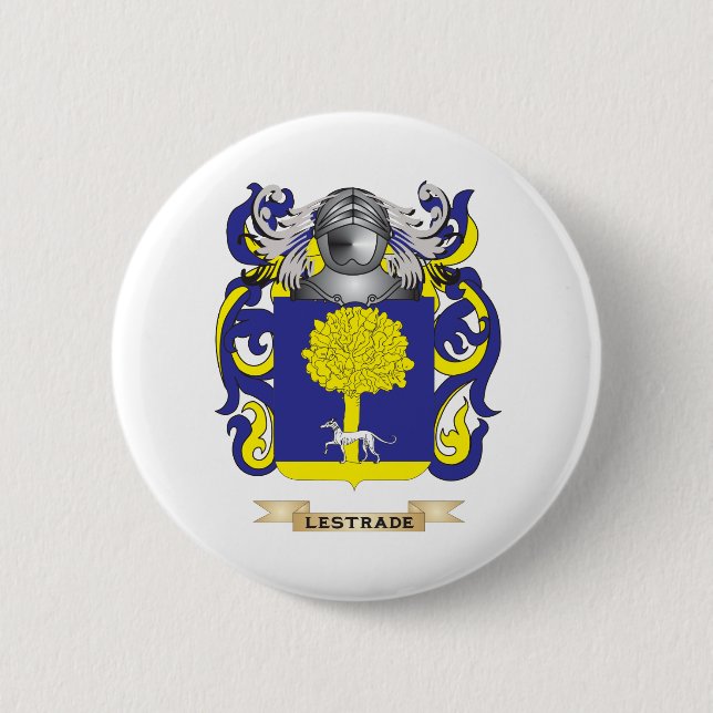Lestrade Wappen (Familienwappen) Button (Vorderseite)