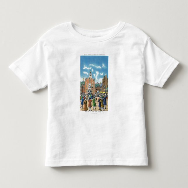 Lesung der Unabhängigkeitserklärung Kleinkind T-shirt (Vorderseite)