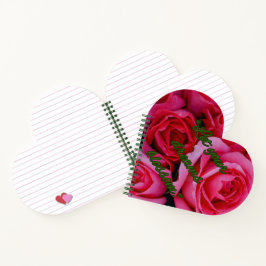 “Let Dreams Blossom” Heart Notebook Notizbuch