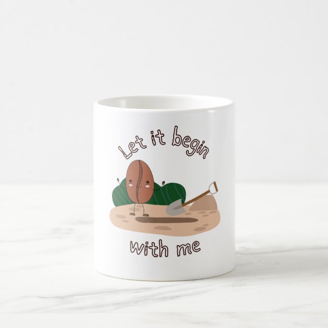 Let it Begin With Me Mug Kaffeetasse (Mittel)