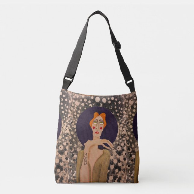 "Let it go" Crossbody Bag Tragetaschen Mit Langen Trägern (Vorderseite)