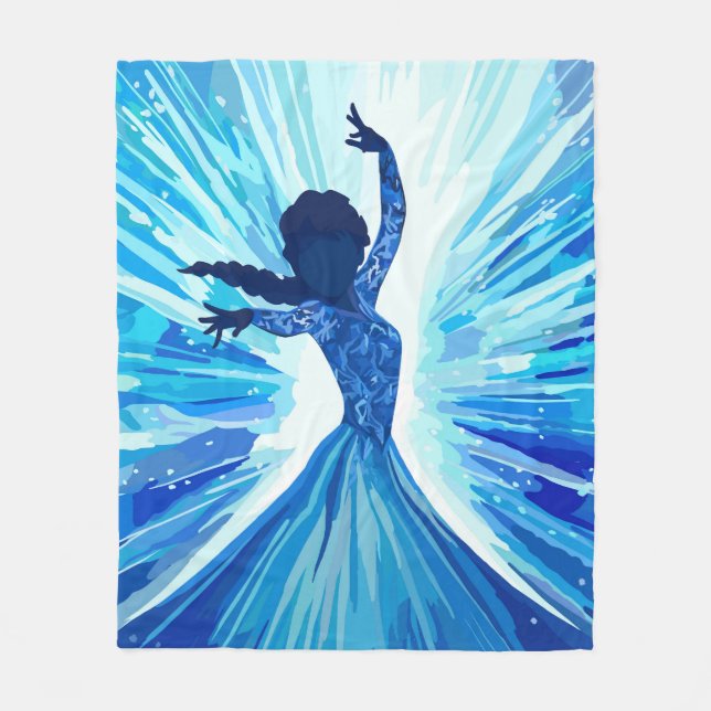 Let It Go Fleecedecke (Vorderseite)