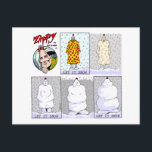 Let It Snow Feiertagspostkarte<br><div class="desc">Zippy the Snowman!</div>