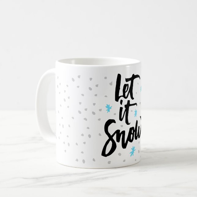 Let It Snow Kaffeetasse (Vorderseite Links)