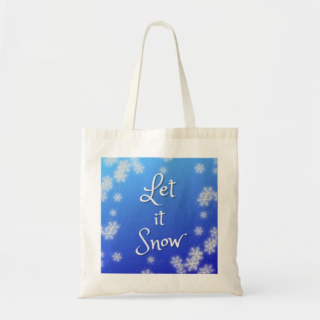 Let It Snow tote Tragetasche (Vorne)