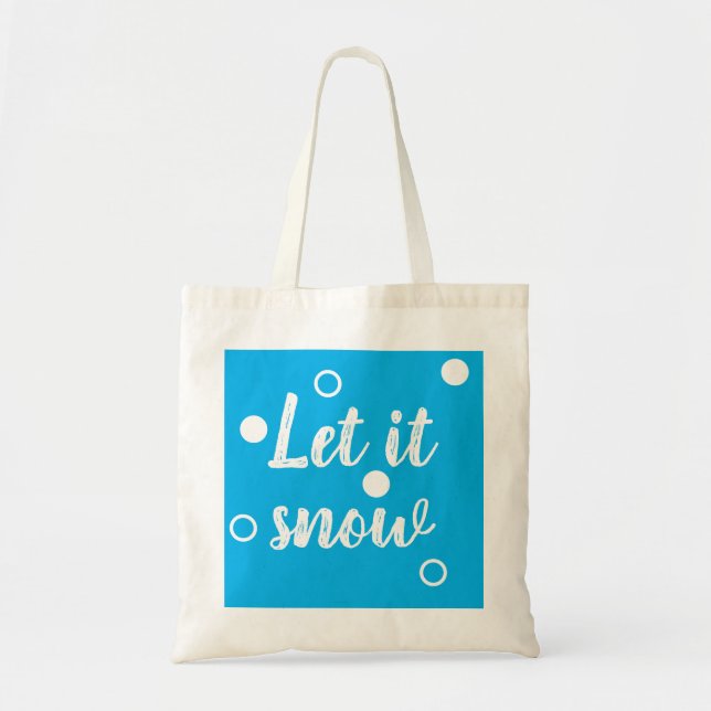 Let it snow tragetasche (Vorne)