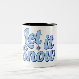 "Let It Snow Winter Mug - cadeau de vacances parfa