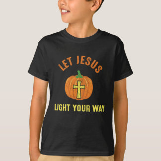Let Jesus Light Your Way Thanksgiving Christian T-Shirt