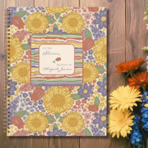 Let Joy Bloom – Personalized Floral Journal