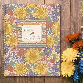 Let Joy Bloom – Personalized Floral Journal Notizbuch