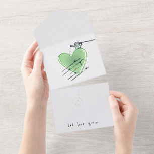 let love grow all in one einladung