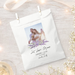 Let Love Grow l Lavender Seeds Photo Wedding  Geschenktütchen
