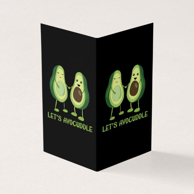 Let’s Avocuddle - Funny Avocado Pun (Vorderseite)