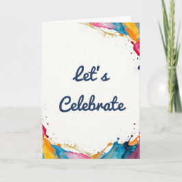 Let’s Celebrate Greeting Card  Karte