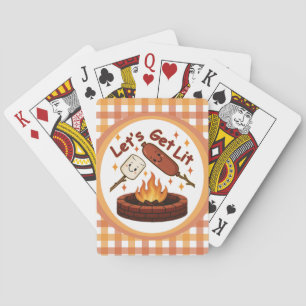 Let’s Get Lit Feuerstelle – Süßer Marshmallow & Ho Spielkarten