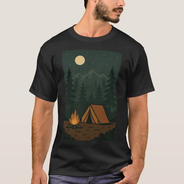 Let’s Get Lost in the Woods | Camping T-Shirt | Ad (Devant)