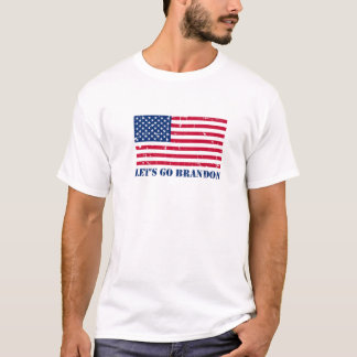 Let’s Go Brandon - American Flag T-Shirt