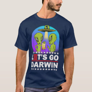 Let’s Go Darwin USA Flag Vintage Fauci Ouchie Alie T-Shirt