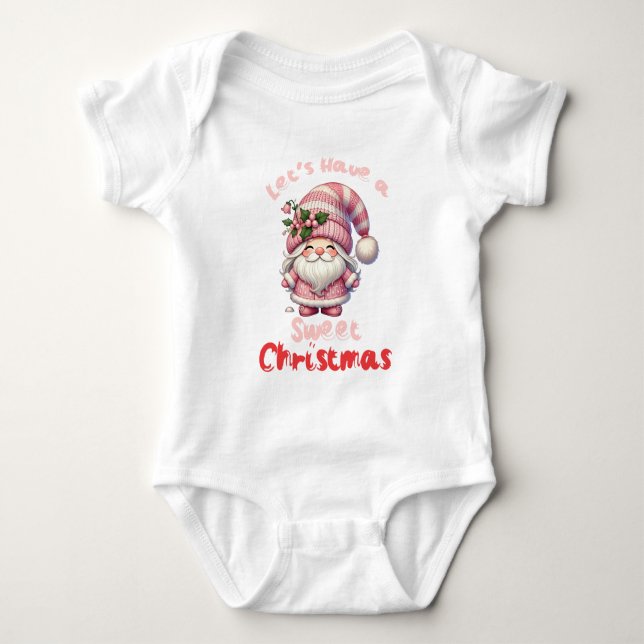 Let’s Have a Sweet Christmas Kids Baby Strampler (Vorderseite)