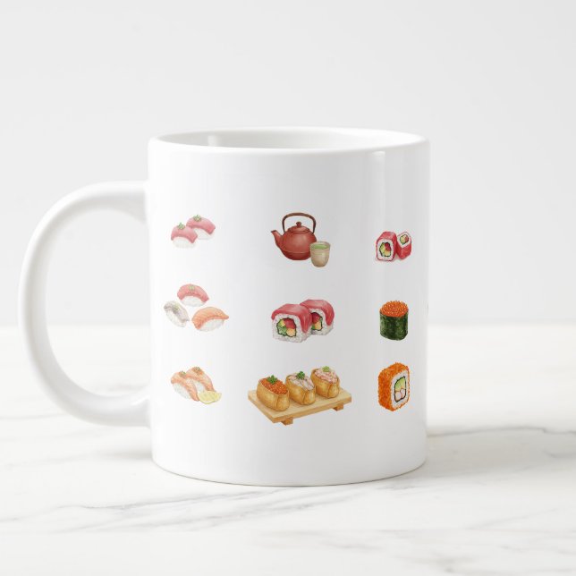 Let’s sushi and party!  Jumbo-Tasse (Links)