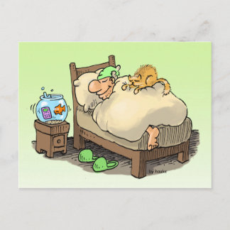 LET SLEEP LONGSLEEEEPOSTCARD POSTKARTE