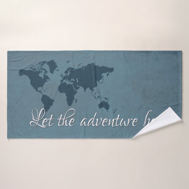Let the adventure begin (Serviette de bain)