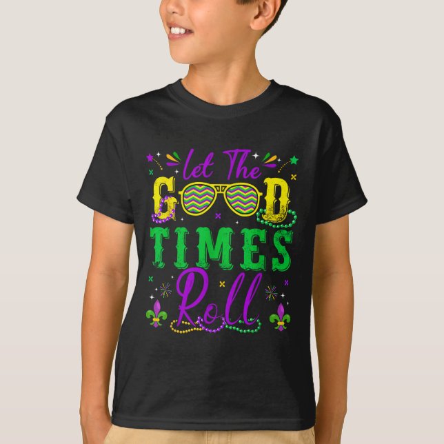 Let The Good Times Roll Mardi Gras New Orleans Men T-Shirt (Vorderseite)
