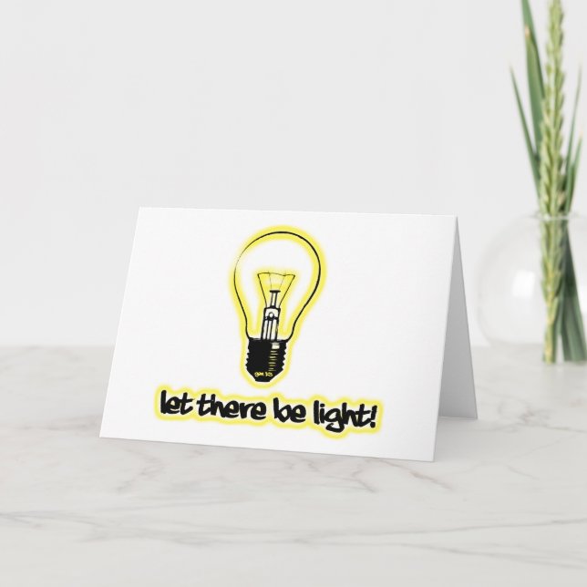 Let There Be Light Karte (Vorderseite)
