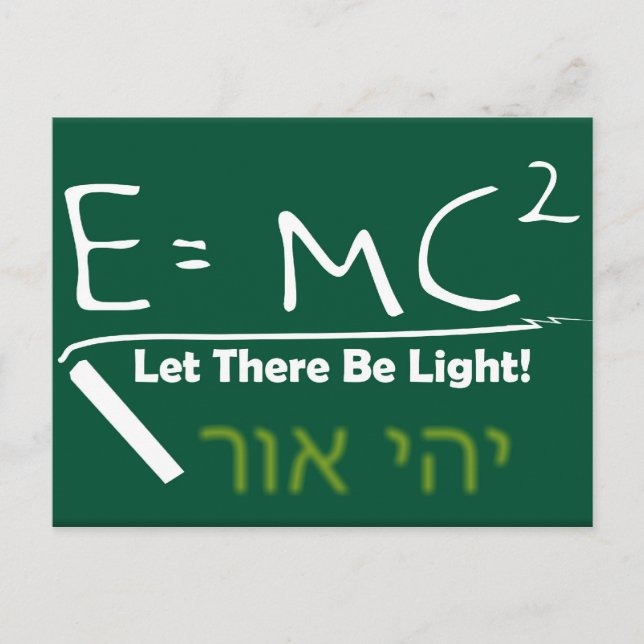 Let There Be Light Postkarte (Vorderseite)