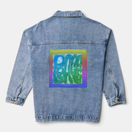 „Let There Be Peace“ Jeansjacke