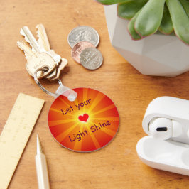 "Let Your Light Shine" Key Chain Schlüsselanhänger