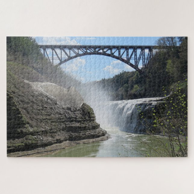 Letchworth Staat Park NY Landschaft Landschaftlich (Horizontal)