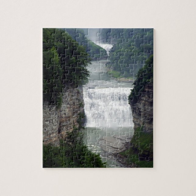 Letchworth Staats-Park-obere und mittlere (Vertikal)