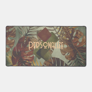 L'été 70's rétro tropical monstère feuille de palm