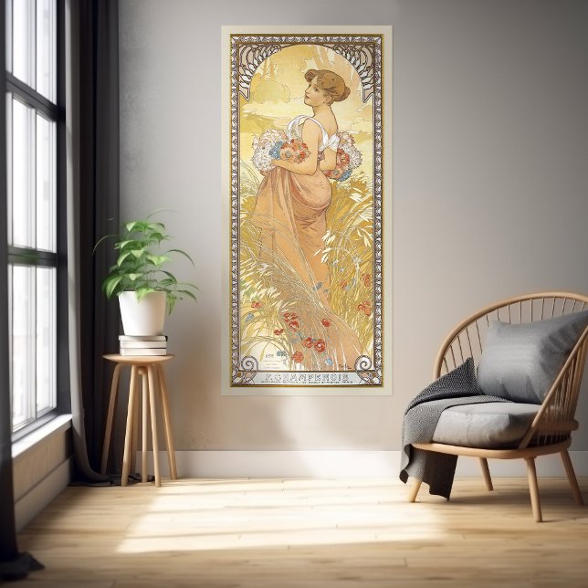 L'Eté Season Art Nouveau Alphonse Mucha Poster (Von Creator hochgeladen)