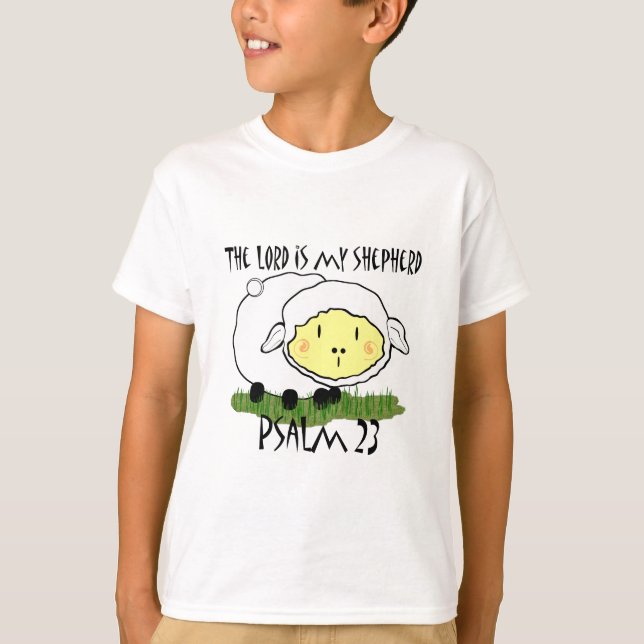 L'Éternel est mon berger Psalm 23 T-shirt bébé - U (Devant)