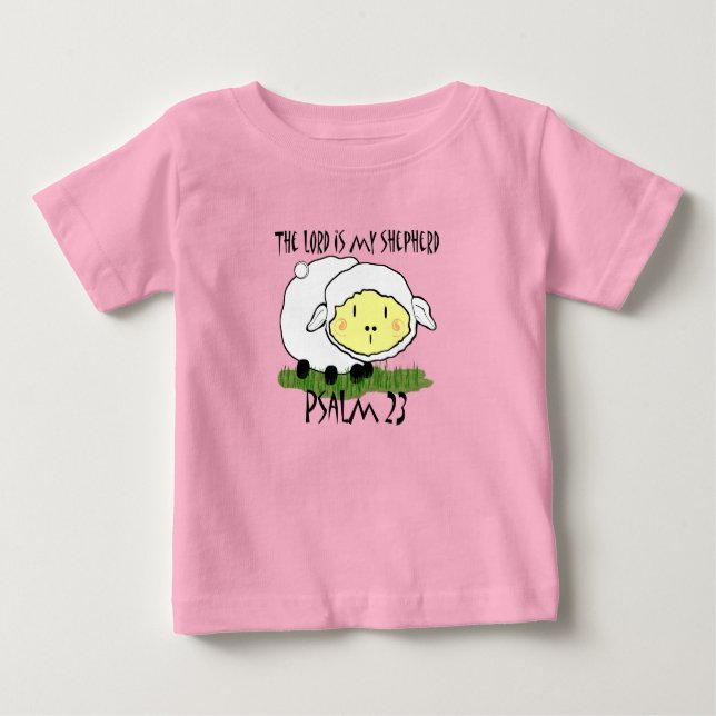 L'Éternel est mon berger Psalm 23 T-shirt bébé - U (Devant)